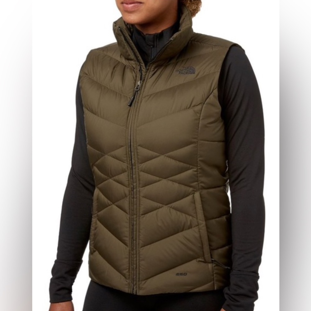 The North Face Women's Khaki Quilted Vest